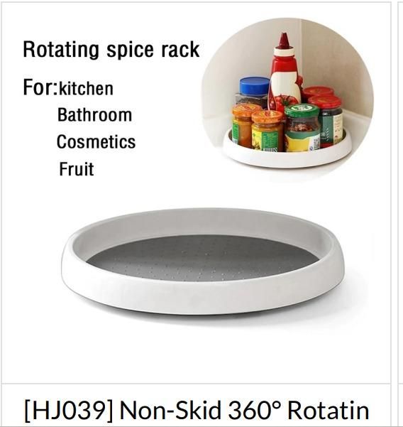 Round Countertop Storage for Bottles & Jars